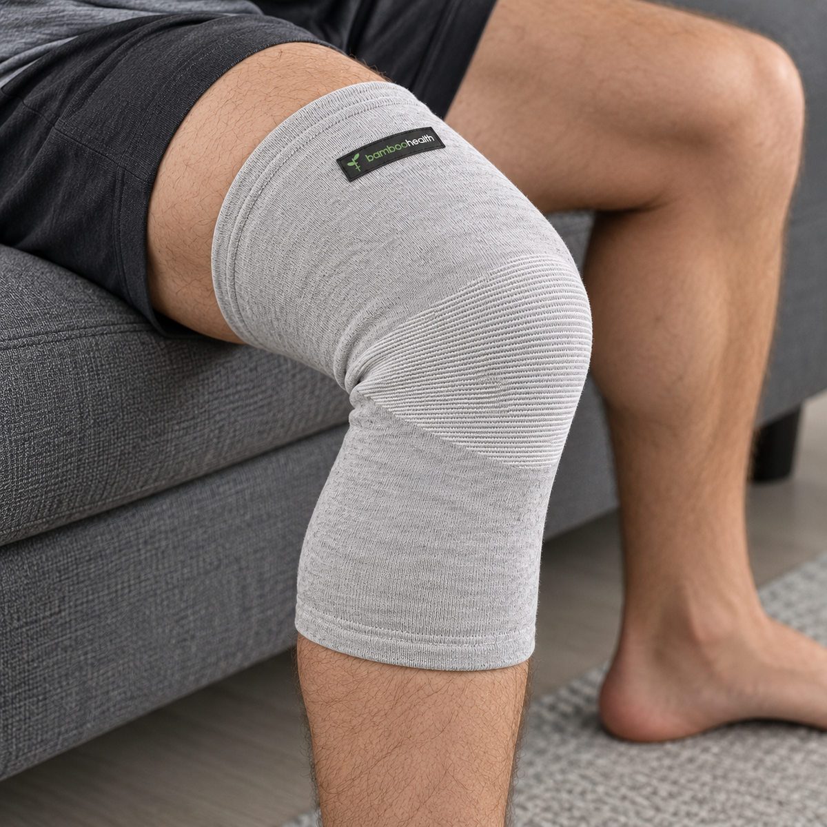 BambooHealth™ - Prémium Bambusz Kompressziós Térdszorító – 1 db